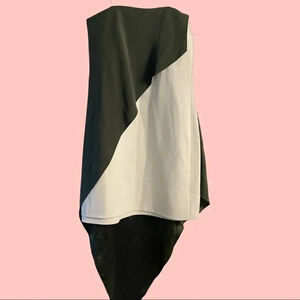 Narciso Rodríguez green cascade formal dress